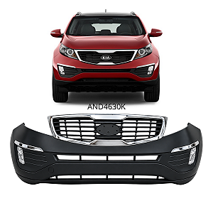 Parachoque Envolvente Grade Friso Cromado Sportage 2011 2012 2013