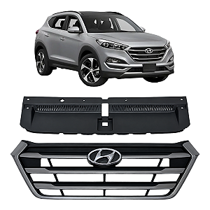 Grade Acabamento Superior Emblema Tucson 2017 18 19 21 2022