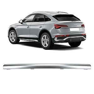 Friso Cromado Central Spoiler Traseiro Audi Q5 2022 2023 2024 2025 Novo