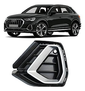Grade Friso Prateado Audi Q3 2020 2022 2024 2025 Esquerdo