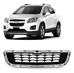 Grade Inferior Moldura Cromada Tracker 2014 2015 2016 Novo