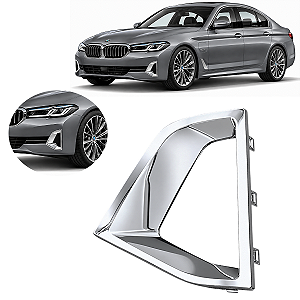 Friso Lateral Grade Dianteira Inferior Bmw 530e Luxury 2022 2023 Esquerdo Motorista A51119463481