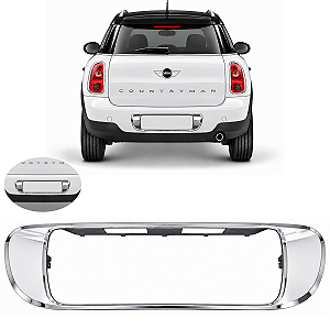 Moldura Acabamento Suporte De Placa Tampa Traseira Mini Countryman 2011 2012 2013 2014 A51129804577