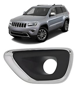 Grade Farol Milha Jeep Grand Cherokee 2014 2015 Esquerdo