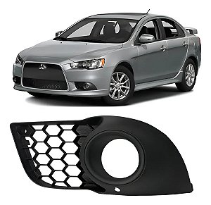 Grade Farol Milha Lancer Gt 2011 2012 2013 2014 2015 2016 2017 2018 Lado Esquerdo