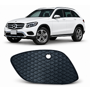Grade Tela Parachoque Dianteiro Mercedes Glc250 2016 2017 2018 2019 Lado Esquerdo