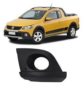 Grade Farol Milha Saveiro Cross G5 2009 2010 2011 2012 2013 2014 2015 2016 Esquerdo