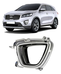 Grade Farol Milha Sorento 2016 2017 2018 Lado Esquerdo Motorista Novo