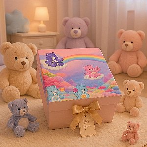 Caixa Presente- Ursinhos carinhosos