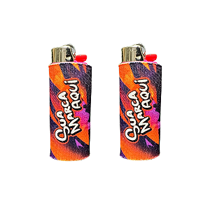 KIT 2 ISQUEIROS BIC GRANDE PERSONALIZADO (2 UNIDADES)