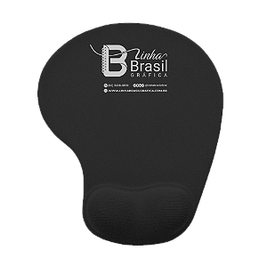 Mouse Pad Ergonômico com Apoio de Punho em Silicone