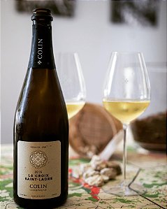 CHAMPAGNE COLIN - La Croix Saint Ladre blanc de blanc 1er Cru - Effervescent Blanc -2017