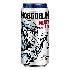 Cerveja Hobgoblin Ruby, lata 500ml