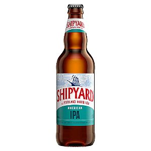 Cerveja Shipyard IPA, garrafa 500ml
