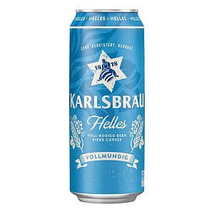 Cerveja Karlsbrau Helles, lata 500ml