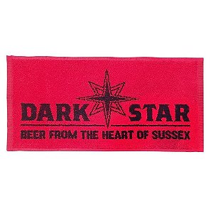 Toalha para bar Dark Star Brewery, cor Vermelha