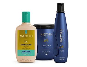 Linha A Silicone Cachos - Cuidado Profissional para Cabelos Cacheados