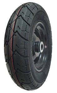 Roda Pneumática Completa Com Pneu 3.50-8 + Câmara de Ar