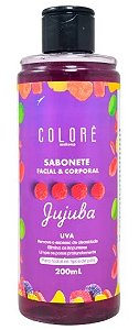 Sabonete Facial e Corporal Jujuba Uva 200ml Colorê Makeup