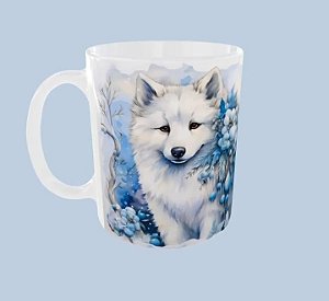 Caneca Lobo Ártico | Serenidade de Inverno