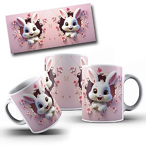 Caneca de Páscoa: Um Doce Abraço em Formato de Porcelana