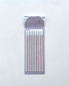 Stick Notes de linhas Rosa