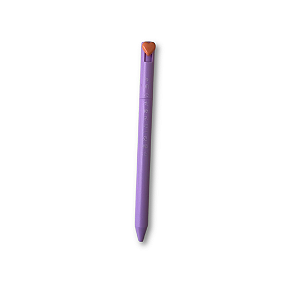Caneta Coraçãozinho Lilas e Laranja