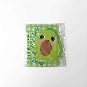 Mini bloquinho de anotações frutas Avocado