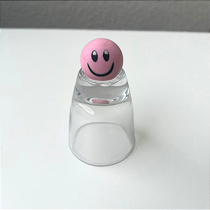Borracha Emoticon Rosa