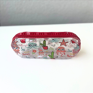 Estojo Sweet Vermelho Nature & Sea