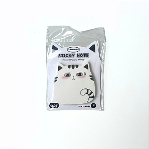 Sticky Note Gatinho Branco