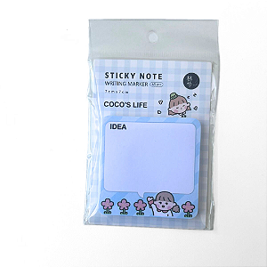 Sticky note - Post it Marker Idea Azul