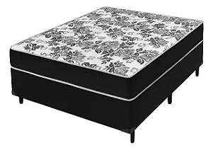 BASE + COLCHÃO D33 14CM CASAL 1.38X 1,88