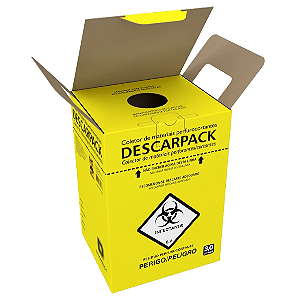 Coletor para Material Perfurocortante 3L Descarpack