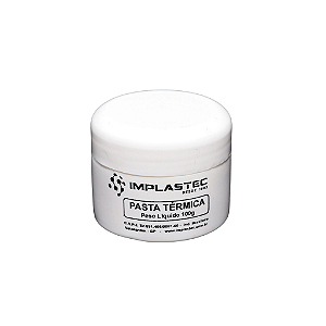 PASTA TERMICA IMPLASTEC 100g BRANCA