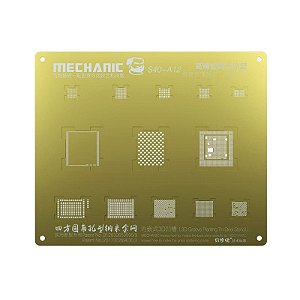 STENCIL MECHANIC S40 3D-A12 IPHONE XS / XS MAX / XR