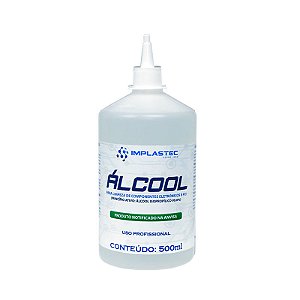 ALCOOL PARA LIMPEZA PLACA IMPLASTEC 500 ml