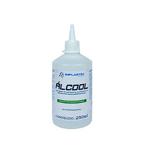ALCOOL PARA LIMPEZA PLACA IMPLASTEC 250 ml