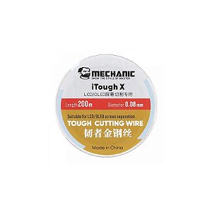 FIO DE AÇO MECHANIC ITOUGH X - 0.08 mm x 200 m
