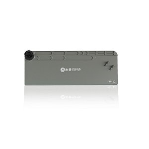 MANTA TAPETE SILICONE ANTIESTÁTICA MIJING FM-12 80 X 30 CM CINZA