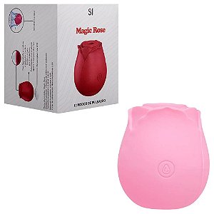 Rosa Estimuladora De Clitóris 10 Pulsações
