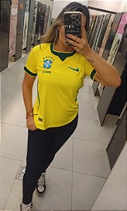 Camisa Seleção Brasil Feminina ( Linha Premium)