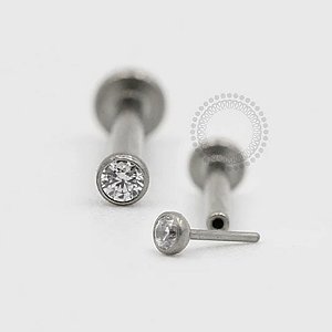 Joia Titânio ponto de luz push pin