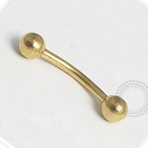 Joia Titânio Banana Pdv Gold
