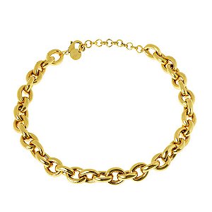 Colar Corrente Elo - Banho Dourado ou Níquel