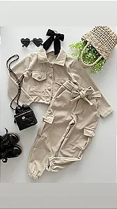Conjunto Infantil Veludo Cotolê