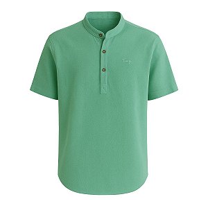 Bata Trigal de Algodão Verde