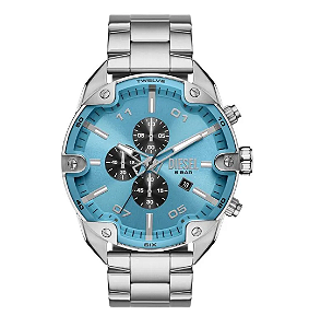 Relógio Diesel Masculino - Spiked om Fundo Azul - DZ4655B1.A2SX