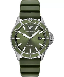 Relógio Empório Armani Masculino - World Explorer com Pulseira de Silicone - AR11638B1.E1EX