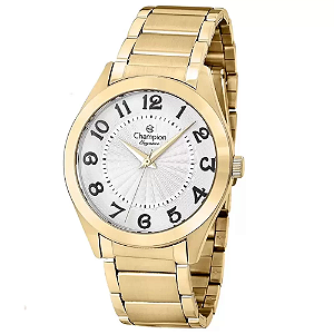 Relógio Champion Feminino - Dourado com Numeral - CN25029H